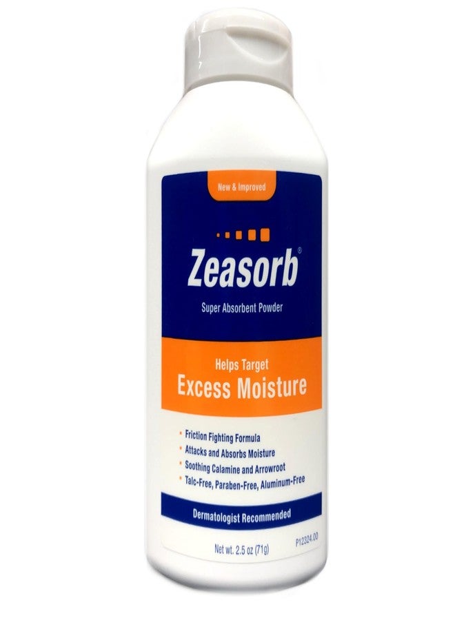 Zeasorb Prevention Super Absorbent Powder, Foot Care, 2.5-Ounce Bottles (Pack of 2) - Image 2